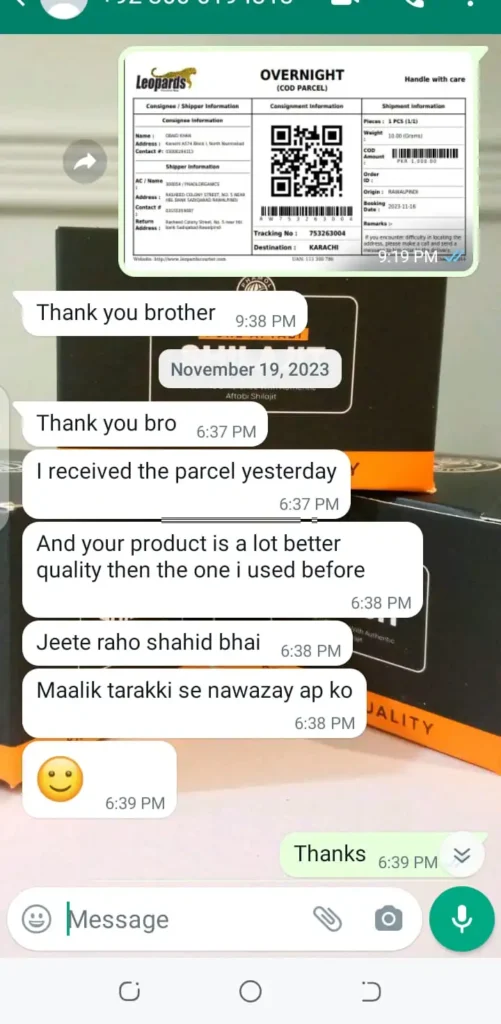 Customer reviews salajeet | feedback