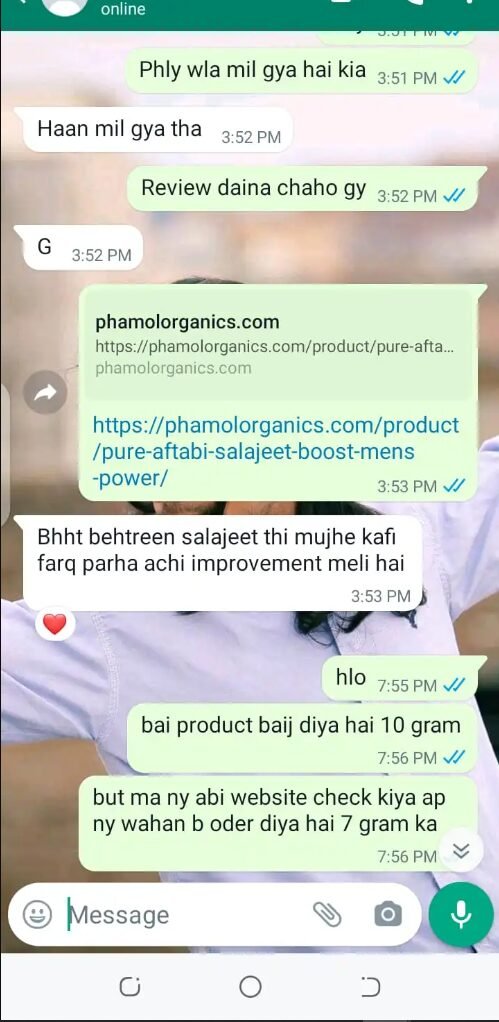 Aftabi salajeet customers review buy online shilajit in pakistan